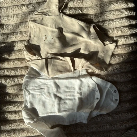 Ribbed Long Sleeve Baby Bodysuits - Picture 15 of 15